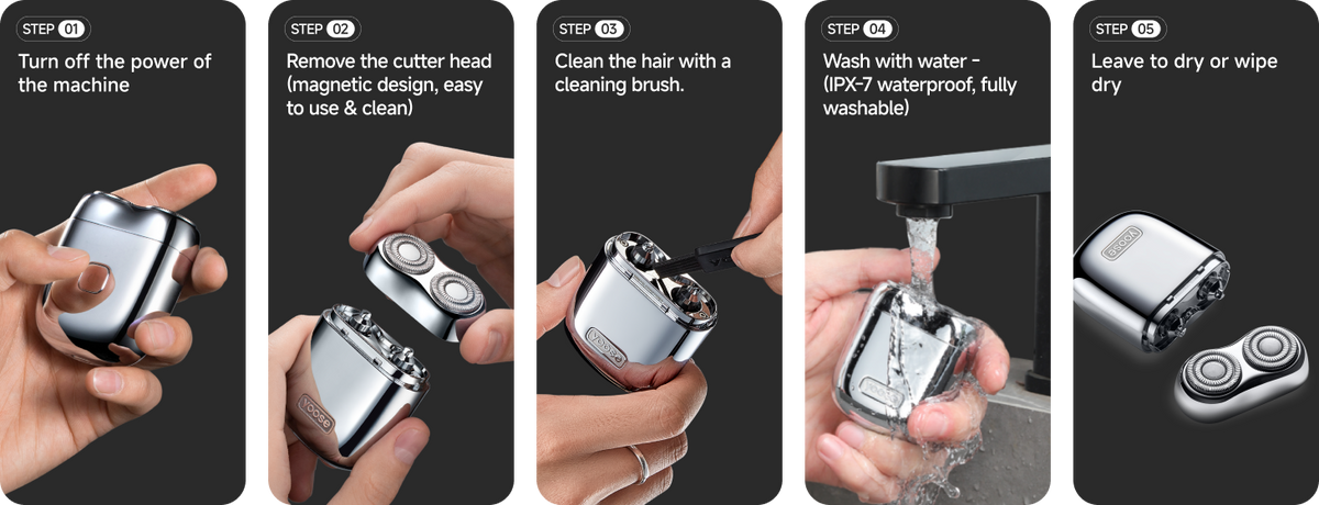 MINI shaver rinse