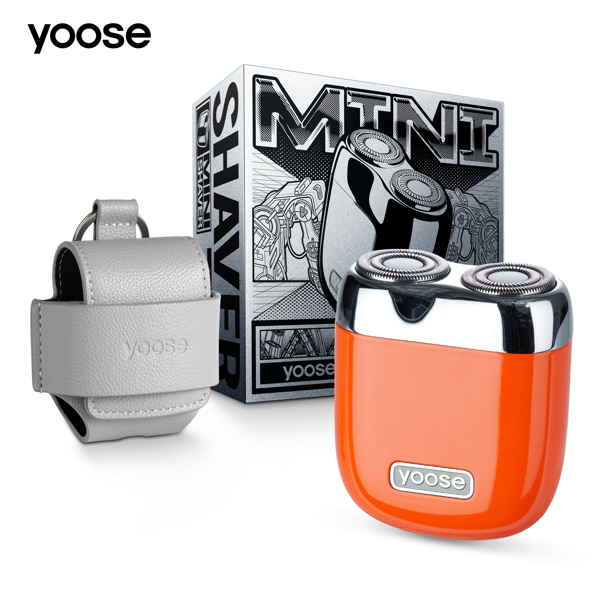 yoose MINI Rotary shaver-Alloy made-German Imported & Extra replacement head