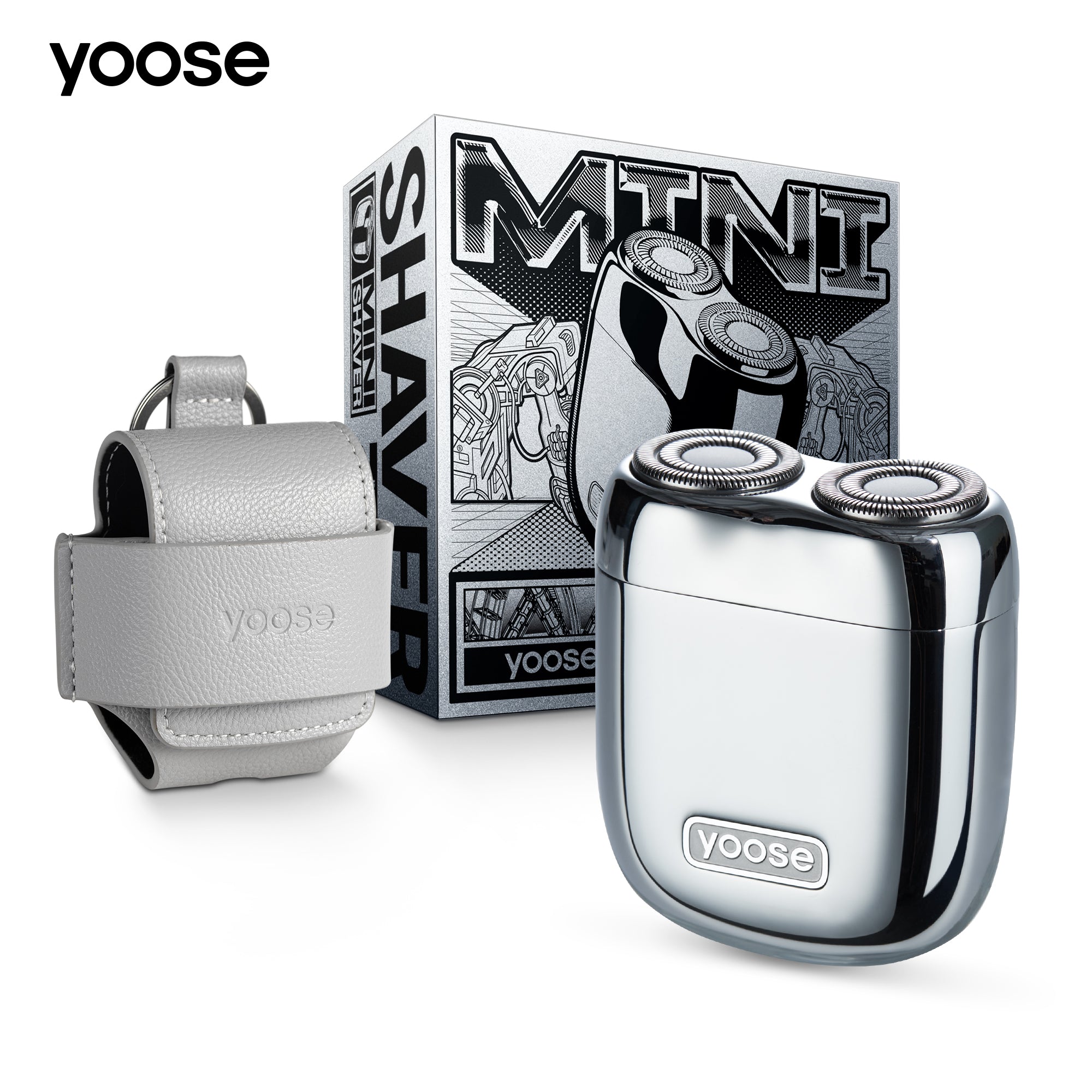 yoose MINI shaver what is includes _Silver color