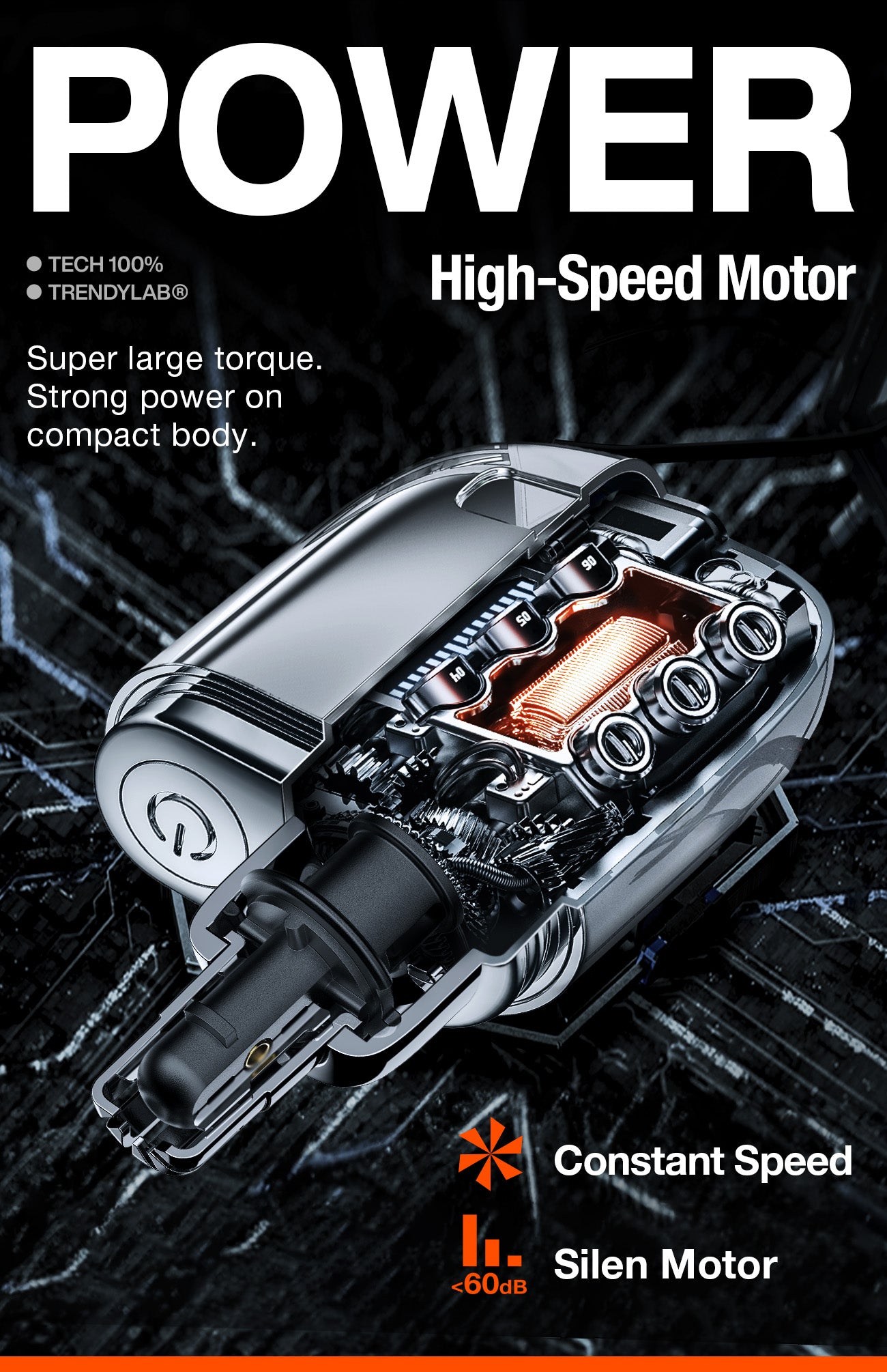 Power High-Speed Motor