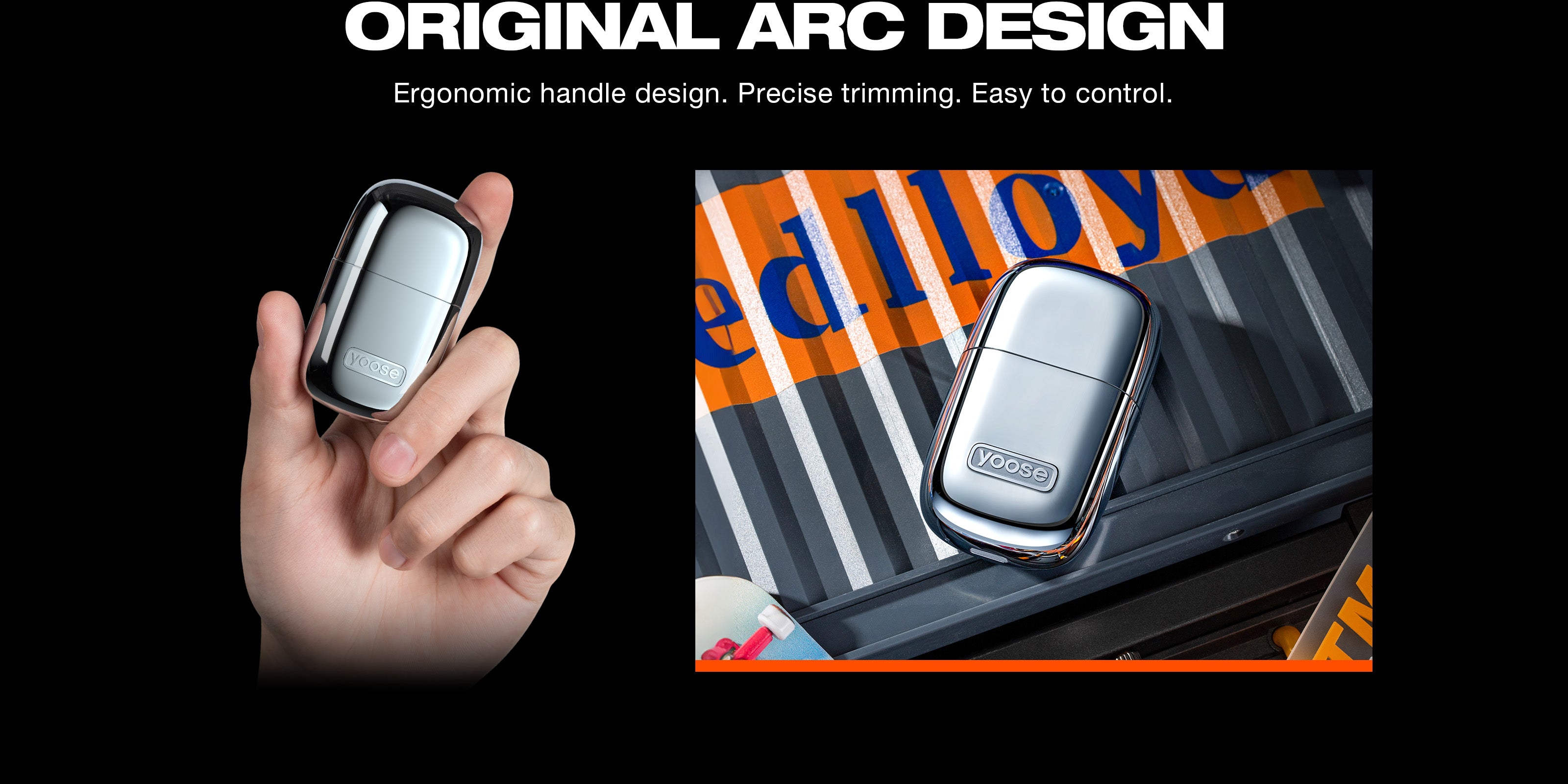 Original Arc Design Ergonomic Handle Design