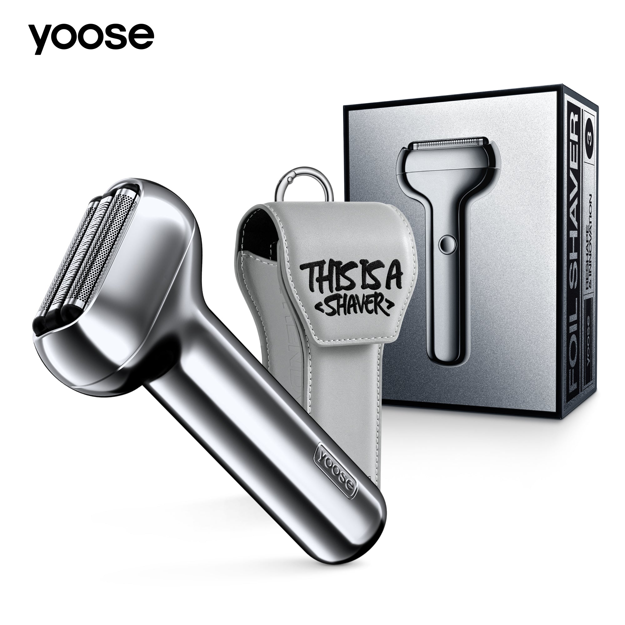yoose Triple shaver what is includes _Silver color